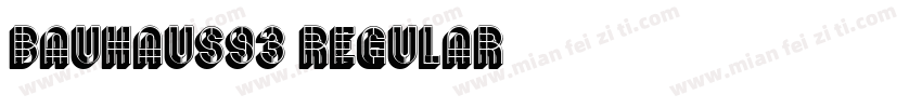 bauhaus93 regular字体转换